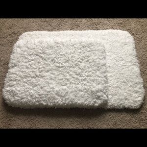 Plush 2pc. Bathroom floor mats